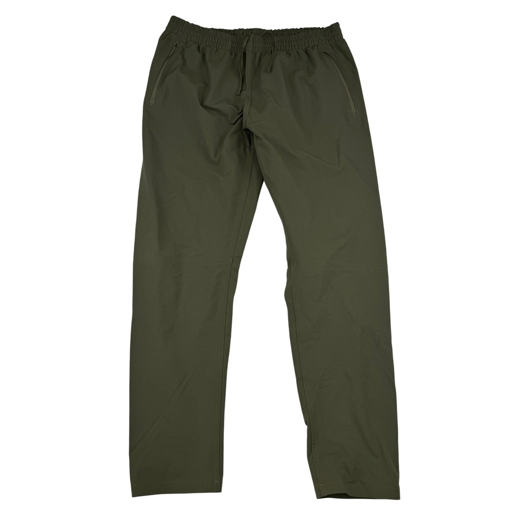 Outdoor Voices RecTrek Pants Mens Large Green Hiking Athletic Tapered Drawstring